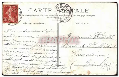 Paris — A Estátua da República — Girond — Verso