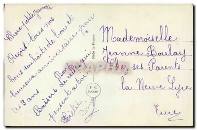 Menina segurando um buquê — estúdio P-C Paris — n° 3250 — Verso