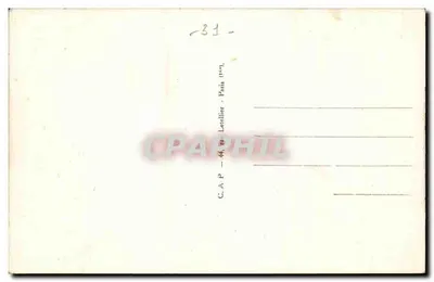 Okolice LUCHON — Dolina Lys — C.A.P. - 44, rue Locellier - Paris (15e) — Rewers