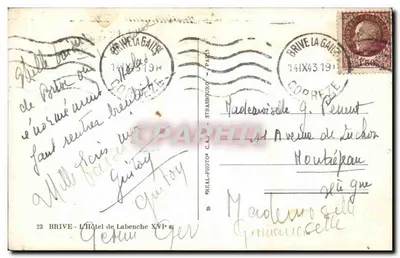 Brive - Hotel de Labenche XVI wiek — Cap — Rewers
