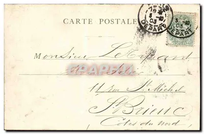Paryż — Jardin des Plantes — C. Monting — Rewers