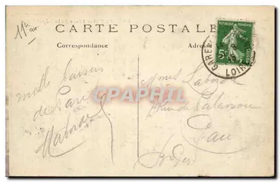 Paryż — Plac Republiki — M. J. n° 598 — Rewers