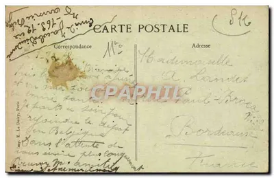 PARIS — Praça da República — Editor E. Le Dœlly, n° 4017 — Verso