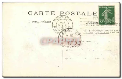 Paryż (4e arrt) — Katedra Notre-Dame i Statua Karola Wielkiego — C. M. — Rewers
