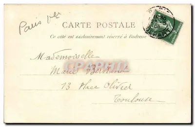 Paris — O Louvre — C.L.C. — n°180 — Verso