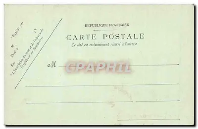 Paris — A Observatórios de Montsouris — LL. n° 404 — Verso