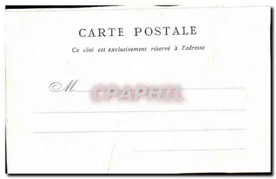Palacio de Justicia — París — Editado por Le Bon Marché — Reverso