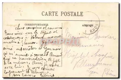 Paryż — Rue Soufflot i Panthéon — LL. n°165 — Rewers