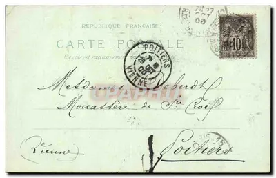 París — El Museo de Cluny — Imp. Courmont Frères, Bascule, Editor — Reverso