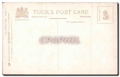 Barco a vela — Uma Brisa Fresca em Casa — Oilette, série 11, Tuck's Post Card — Verso