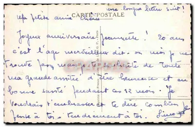 Pansy — Urodziny — G.P. Paris n°247 — Rewers