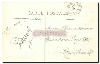 Saintes — Portail de l'Ancienne Abbaye — Wydawnictwo Maison Universelle — Rewers
