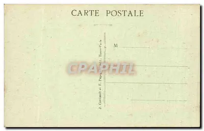 Paryż - Hotel de Ville — widok panoramiczny — J. Cormault et E. Papagault, Paryż — Rewers