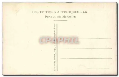 Paryż — Katedra Notre-Dame, parvis i Seina — LES ÉDITIONS ARTISTIQUES - LIP — Rewers