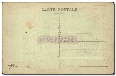 METZ — Centralna poczta — Cliché Ch. Bergeret, n°136 — Rewers