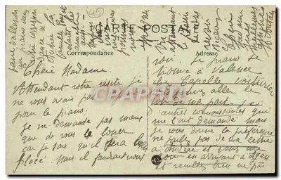 Agen (Lot-et-Garonne) — Poczta — E. Bornand wyd. — Rewers