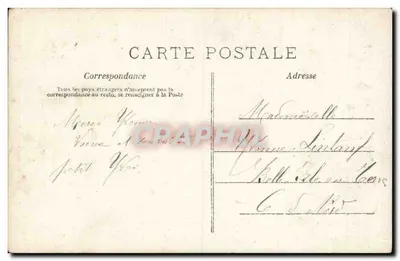 Mulher e criança — Boa Ano — AN PARIS n°650 — Verso