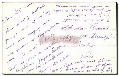 Casal apaixonado — cena romântica — Bleuet Paris 338 — Verso