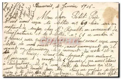 Casais em buquê de rosas — Boa Ano — Graphphil n° 663 — Verso