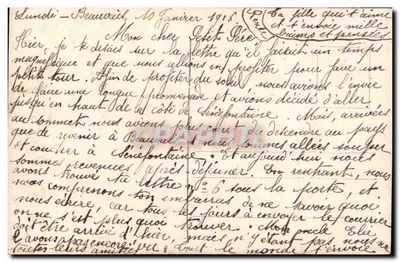 Casal — Boas Festas — Editor anônimo, n° 663 — Verso