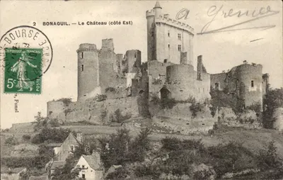 Bonaguil — O Castelo (lado Leste) — F. Funel, n°2