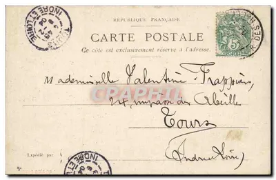 Paris — Nossa Senhora vista da Ilha Saint-Louis — editor não identificado, n° de série 39 — Verso