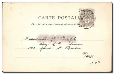 Paryż - Buttes Chaumont - Jezioro — Karta pocztowa nr 172 — Rewers