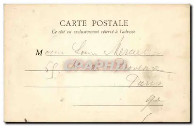 Bois de Vincennes — Belvedere — B.F. Paryż — Rewers