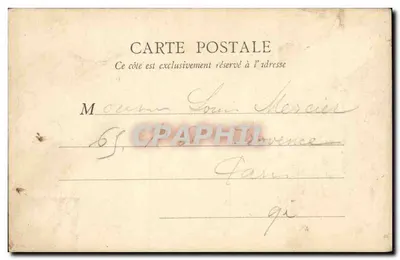 Paris — A Igreja Russa — B. F., Paris, n°27 — Verso