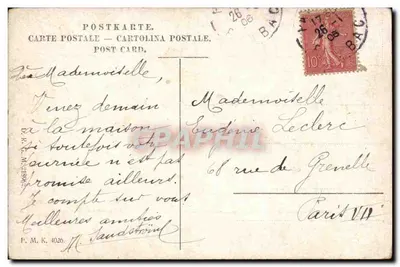 Owce na piaszczystych wydmach — A. Mauve — numer serii nie widoczny — Rewers
