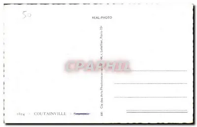 Coutainville — Herinnering — REAL-PHOTO, Parijs — Achterkant