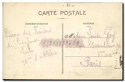 Toulouse — Vue Générale — Édition Jeanne d'Arc — Rewers
