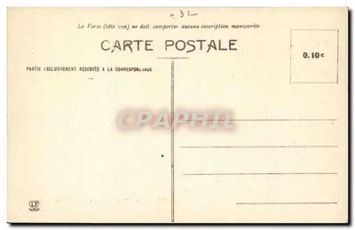 Toulouse - Claustro dos Jacobinos — Fototipia Labouche Frères, Toulouse, 1910 — Verso
