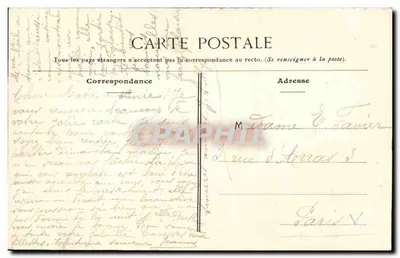 Lycée Lamartine, 121, Faubourg Poissonnière, Parijs — La Tonnelle — J. David, fot. Bordeaux — Achterkant