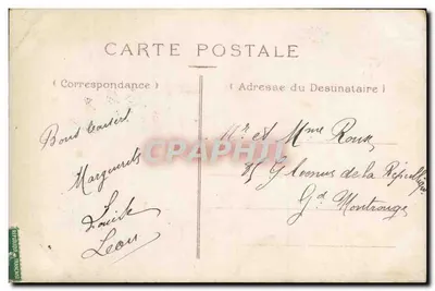 Mulher sorridente — cartão de vœux 'Bom Ano' — editor PC n°4031 — Verso