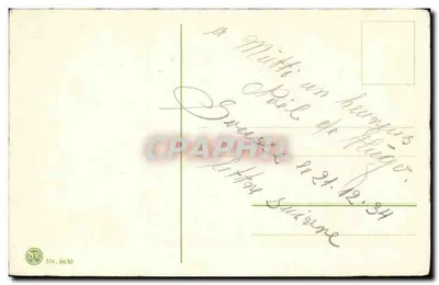 Natal — Anunciação aos pastores — editor BR, n° 8630 — Verso