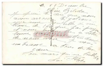 Bukiet fiołków — Cherubin trzymający kwiaty — Gloria, nr 360 — Rewers