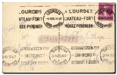 Lourdes - Jaskinia i Bazylika — Wydawca: n° 27 — Rewers