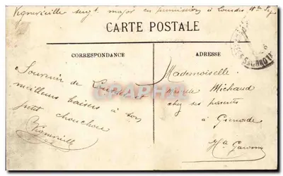 Lourdes — A Virgem Coroada — LL. n°71 — Verso