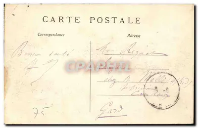 Paris (8. Arrondissement) — Das Petit Palais auf den Champs Elysées — G.M. — Rückseite