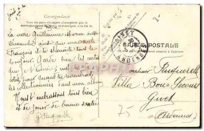 Paris — Estátua de Henri IV — V.P. Paris — Verso