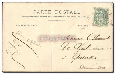 Pés de andorinha — Edição Bergeret — Verso