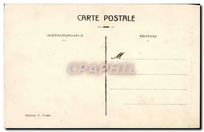 Lourdes - Bernadette Soubirous in religieus kleding — Uitgave F. Viren — Achterkant