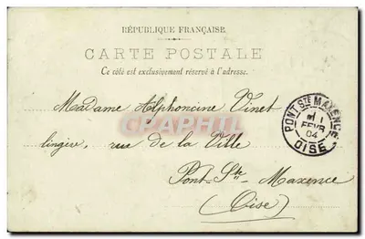 Castillo de Chantilly — Fachada Nordeste — LL. — Reverso