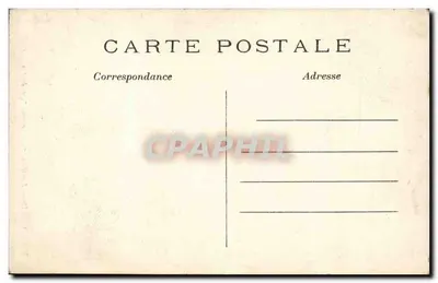 Paryż — Panteon « Le Penseur », Rodin — C.M. n°722 — Rewers