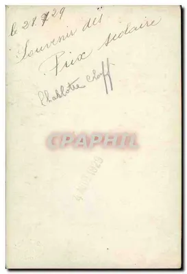 Família — Foto de estúdio — Studio Tardy, 300, Paris — Verso