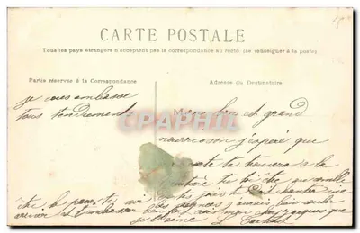 Colomba con ramo di fiori — Bonne Brête — editore non visibile — Verso