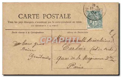 Paryż — Saint-Germain-l'Auxerrois — Zbiór Petit Journal — Rewers