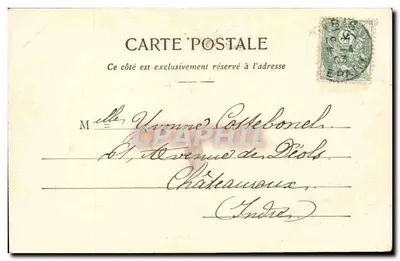 Paris - O Palácio de Justiça — A. Taride, Paris — Verso