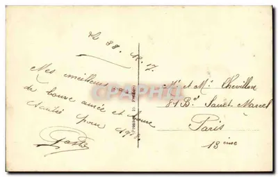 Bardzo dobry rok — zimowy krajobraz ramowany wieniankami — Dix 1102 — Rewers